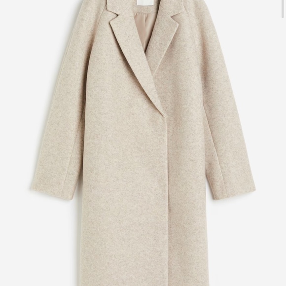 H&M DOUBLE-BREASTED COAT - Picture 4 of 7